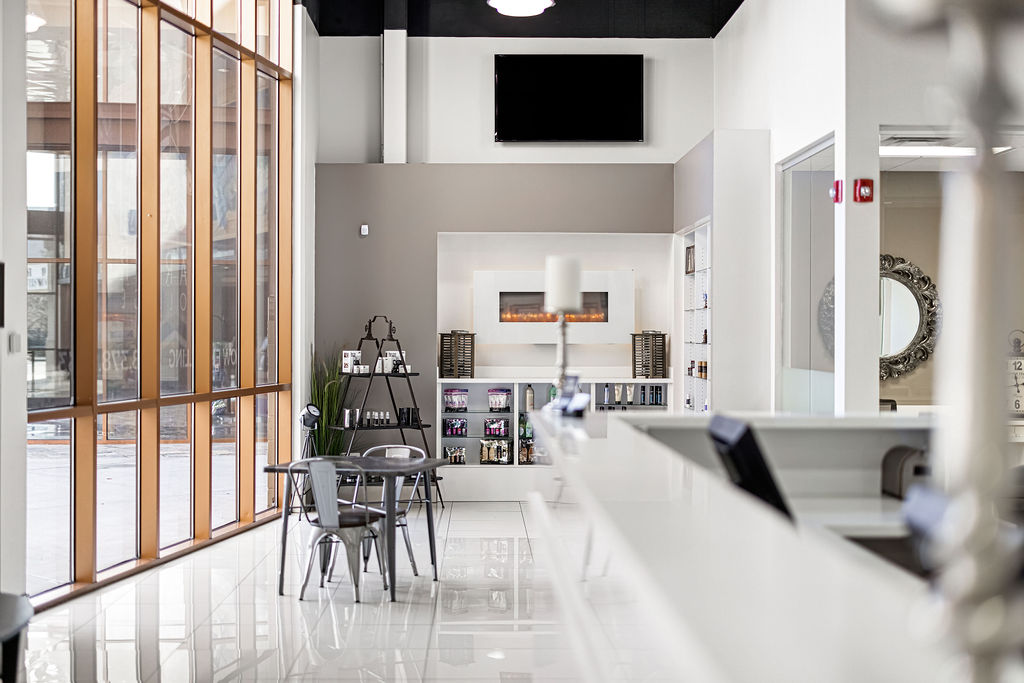 Dispensary and break area at Boise Barber College